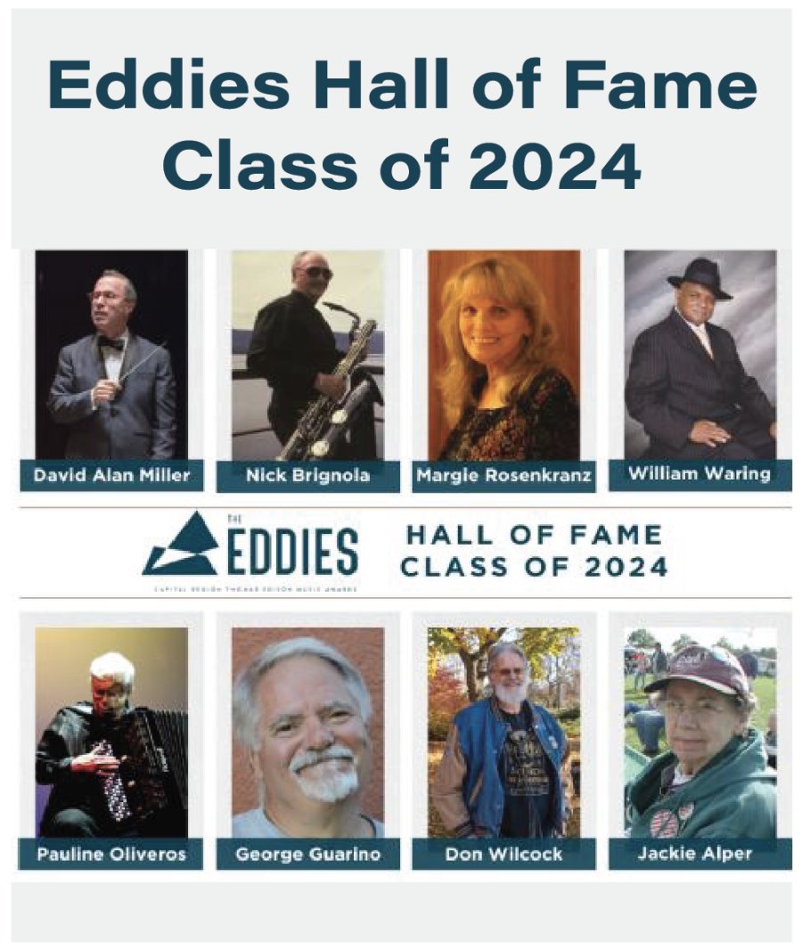 The sixth class of inductees in the Eddies Music Hall of Fame. 