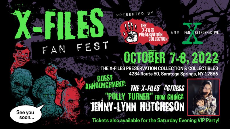 X-Files Fan Fest coming to Saratoga in October.