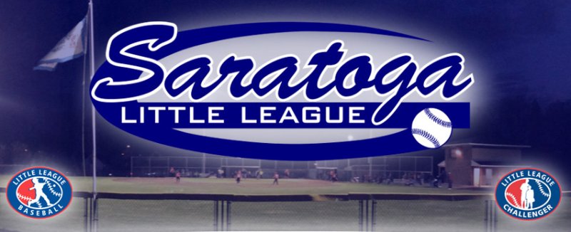 Saratoga Springs Little League logo provided.