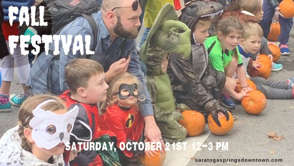 Fall Festival in Saratoga Springs on Saturday.