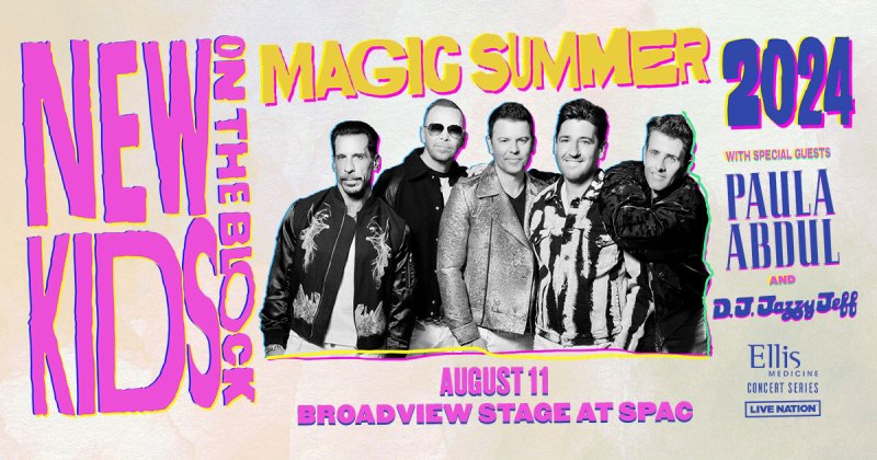 New Kids on the Block are coming to Saratoga Springs next August and they’re bringing the ‘90s back with them