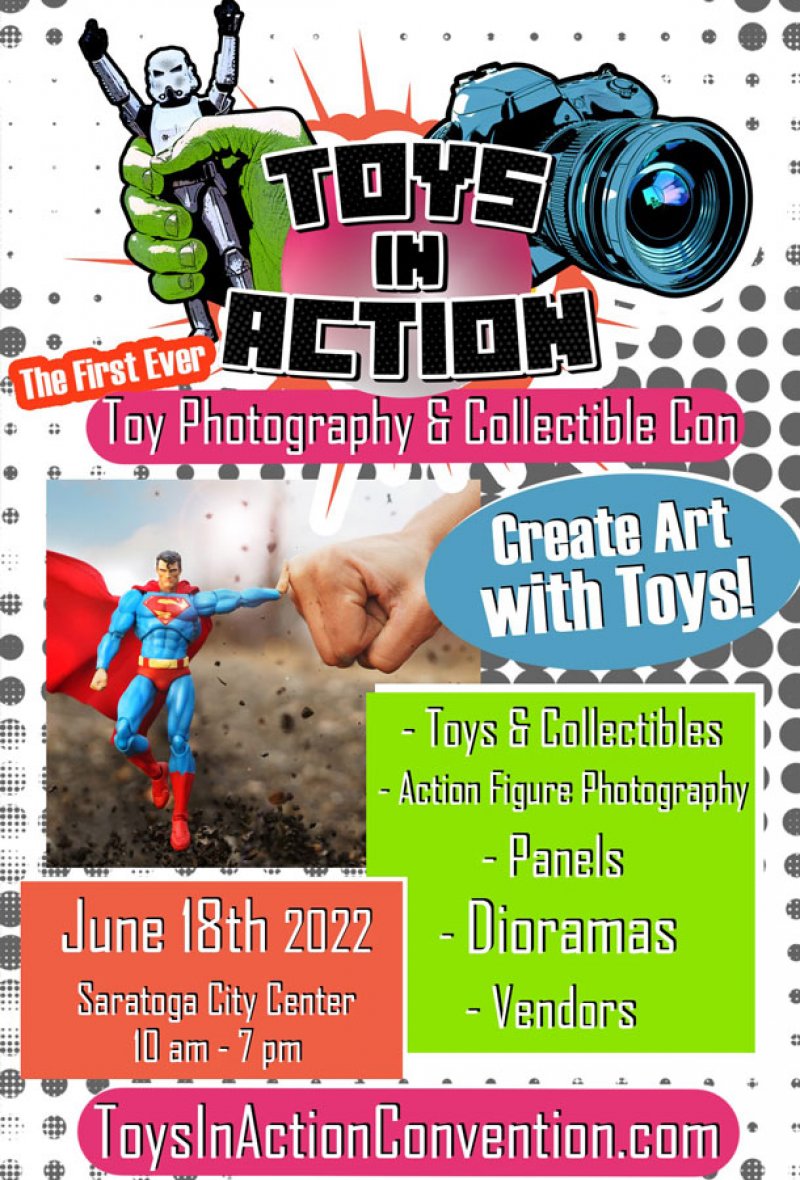 Toy Photography Convention takes place on Father’s Day Weekend at Saratoga Springs City Center.