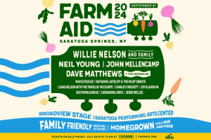 Farm Aid Festival Returns to SaratogaWillie Nelson, Neil Young, Dave Matthews at SPAC Sept. 21 