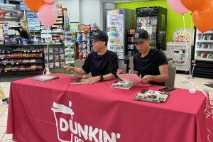 Saratoga Dunkin’ Celebrates Reopening with Ortiz Brothers