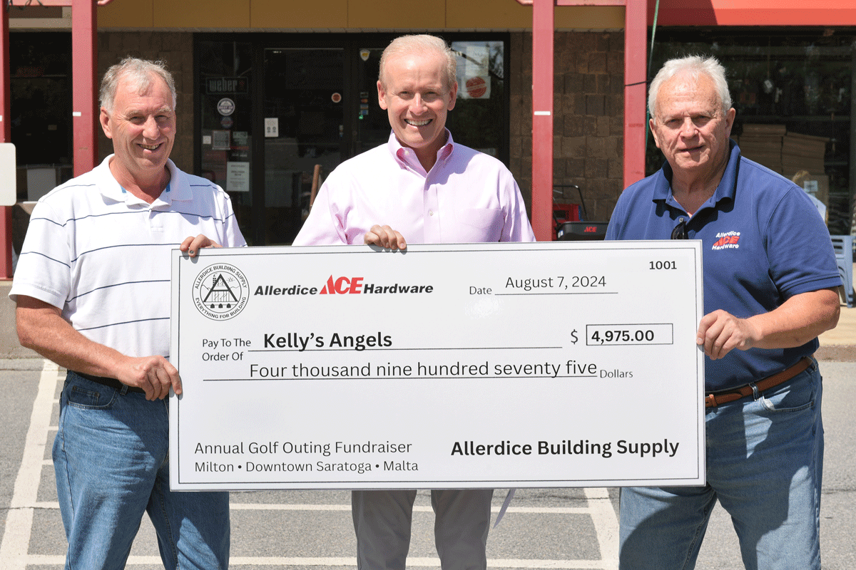 Allerdice donates nearly ,000 to Kelly’s Angels