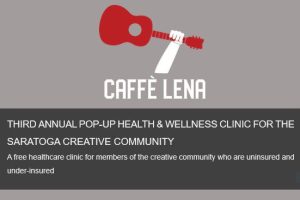 Free Pop-Up Health Clinic for the Creative Community at Caffè Lena Sunday