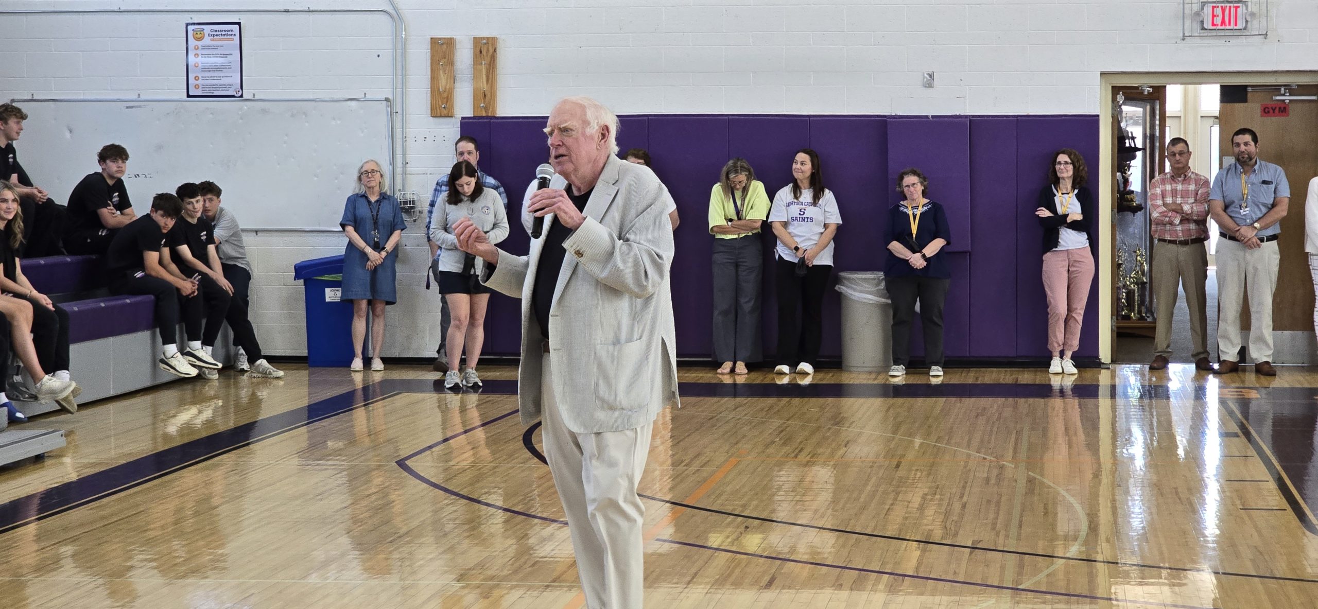 Tom Durkin Honored by Saratoga Central Catholic
