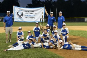 Saratoga Springs Little League Team Wins Second in New York State 