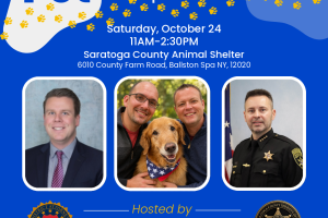 District Attorney Brett Eby and Sheriff Jeff Brown Join Forces with Local Family to Help Animals Find Loving Homes